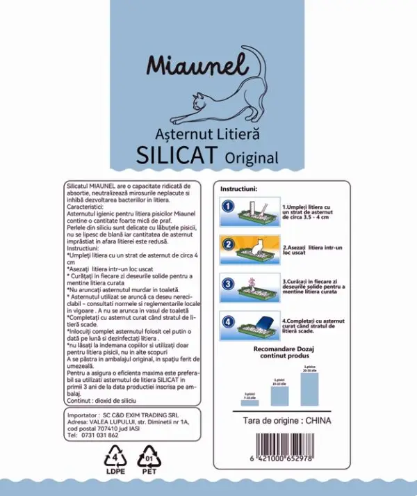 Silicat Original Miaunel 3.8 L