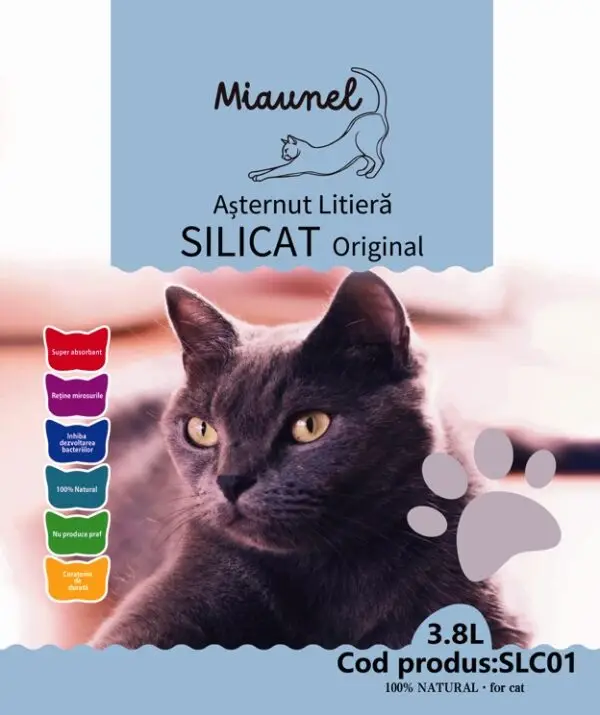 nisip silicat pisici