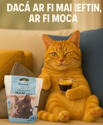 Nisip silicat pisici si tofu pisici Miaunel